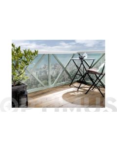 Malla cuadranet 10 x 10 mm 300gr/m² 1 x 25 m verde nortene