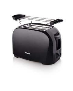 Tostador dos ranuras cortas negro 800w tristar