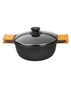 Cazuela alta aluminio fundido con tapa efficient 36 cm induccion bra