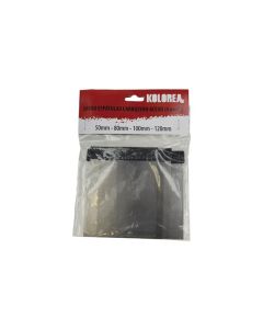 Espatula carrocero acero 50-80-100-120 mm (4 uds) kolorea