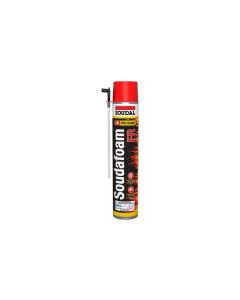 Espuma poliuretano ignifuga soudafoam fr canula 750ml soudal