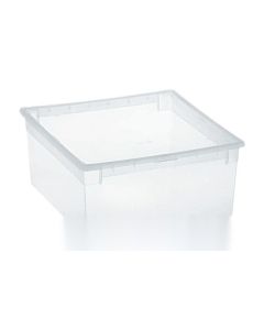 Caja multiusos light box transparente 23 l terry