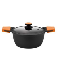 Cazuela alta aluminio fundido efficient plus 24 cm - induccion bra