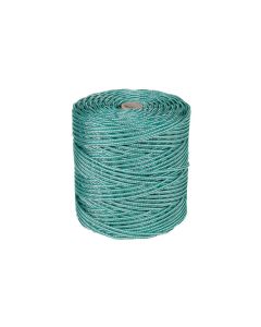 Cordon polipropileno alma texturada ø 4 mm 200 mt verde/blanco rombull