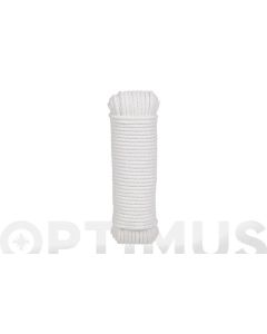 Cordon polietileno riel stor con alma ø 3mm 20 mt blanco rombull