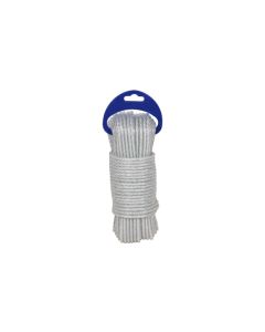 Cuerda polietileno cableada plastificada 4 c ø 5mm 15 mt blanco rombull