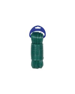 Cuerda polietileno cableada plastificada 4 c ø 5mm 25 mt verde rombull