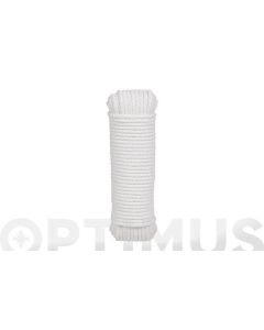 Cordon polietileno riel stor con alma ø 3mm 15 mt blanco rombull