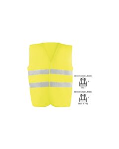 Chaleco alta visibilidad amarillo talla l juba