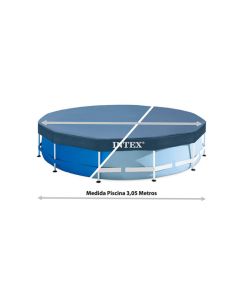 Cobertor de invierno para piscina redonda metal frame intex ø 305 cm