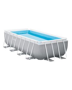 Piscina prism frame rectangular con bomba filtro 400 x 200 x 100 cm intex