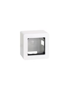 Caja superficie con marco 1 elemento blanco simon 27