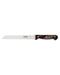 Cuchillo panero polywood castaño 18cm tramontina