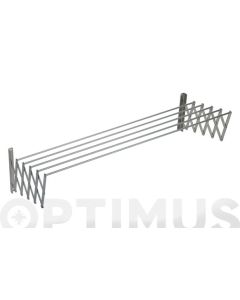 Tendedero extensible aluminox 160 cm sauvic
