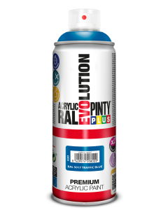 Pintura spray acrilica evolution brillo 520 cc ral 5017 azul pintyplus
