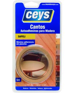 Canto carpinteria madera sapeli oscuro ceys