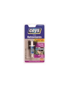 Adhesivo retrovisores metal cristal 1 gr ceys
