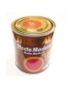 Laca satinada poliuretano efecto madera 750 ml embero titan 024280734 18013