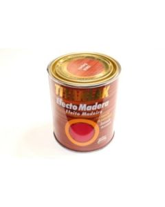 Laca satinada poliuretano efecto madera 375 ml sapeli titan 024280838 18016