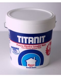 Pintura plastica mate interior 750 ml blanco titanit titan 029190034   18018