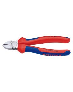 Alicate corte diagonal mango bimaterial 160mm knipex 70 02 160