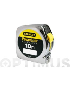 Flexometro medicion 10mt-25,0mm stanley ma con freno abs 0-33-442