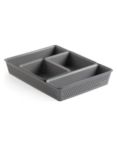 Set 4 organizadores bohol tatay slim + a6 + a5 + a4 gris