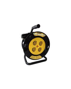 Enrollacable 4 tomas ip20 proteccion termica e infantil 3 x 1.5 mm2 25 mts ironside