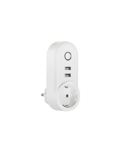 Muvit io enchufe inteligente wifi con 2 usb enchufe smart wi-fi. app muvit io home (compatible