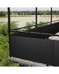 Cañizo pvc lite doble cara 16 mm 2 x 3 m antracita catral