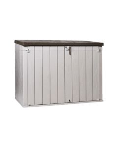 Cobertizo resina stora way plus 2xl 2270 l 178 x 109 x 140h taupe/marron