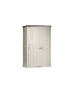 Cobertizo resina stora way 1670 l alto 130 x 75,6 x 206,2h taupe/antracita