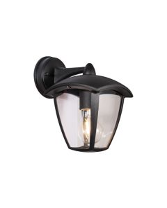 Aplique exterior ip44 durham 1xe27 negro descende farolillo exterior ip44 durham 1xe27 negro alumini cristalrecord
