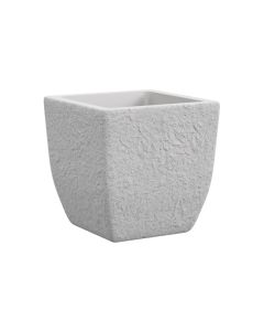 Jardinera cuadrada pietra 40 tera 32 l