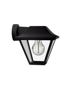Aplique descendente alpenglow negro ip 44 sin bombilla philips