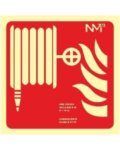 Señal bie pvc normaluz 1mm clase a 210x210mm