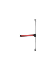 Antipanico sobreponer 2 puntos fast touch 840mm negro/rojo cisa