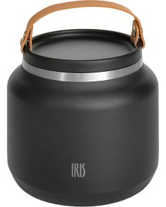 Termo solidos con asa negro new 700 ml iris