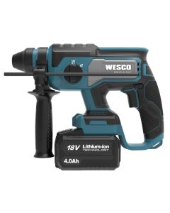 Martillo 18v 2j bateria de 4.0 ah y cargador wesco