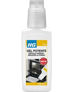 Gel potente con cepillo para horno 250 ml hg