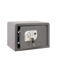 Caja fuerte print sobreponer lector huella/cód. electrónico 385x300x270mm arregui