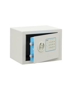 Caja fuerte blue sobreponer blanco cod. electrónico y pomo 230x170x170mm arregui