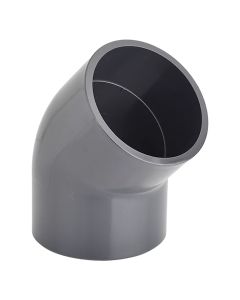 Codo pvc presion h-h 45º ø32 hidrotecnoagua