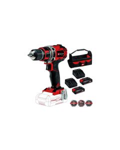 Percutor bateria 18v packtp-cd18/50li-i 4513942+bolsa 4530037+2 starter kit 2,5ah 4512097 einhell