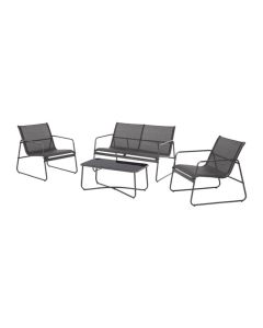 Conjunto cafe acero textilene antracita import