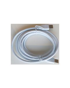 Cable usb a/ usb a macho/macho 2m blanco axil