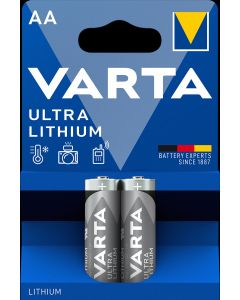 Pila ultra litio aa 1,5v 2pz varta 23002356