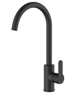 Grifo fregadero monomando negro miño- caño alto verhal