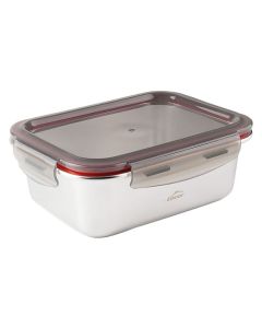 Contenedor alimentos rectangular ecoinox 1250ml - 20,5 x 15,5 x 7,4cm lacor