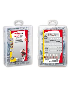 Taco sxplus profi-box brico +tornillos 5/6/8 180 uds fischer